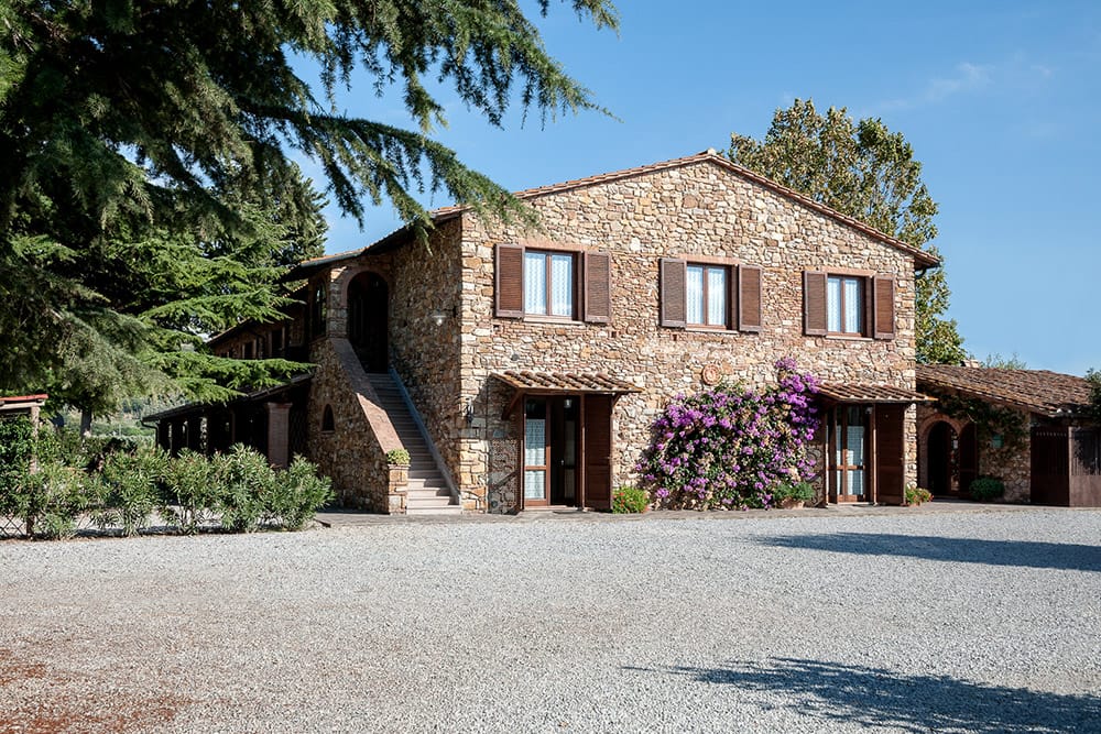 The apartments among the olive trees