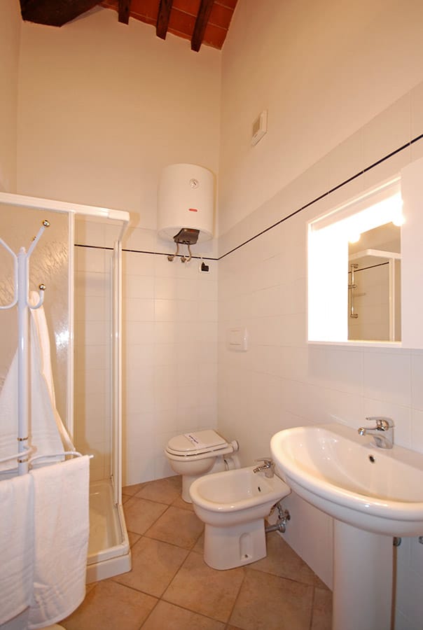 Bagno con doccia del bilocale